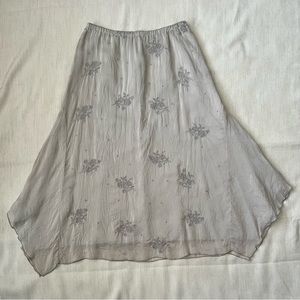 J. Jill flowy skirt new with tags Eucalyptus color
